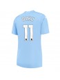 Manchester City Jeremy Doku #11 Heimtrikot für Frauen 2023-24 Kurzarm